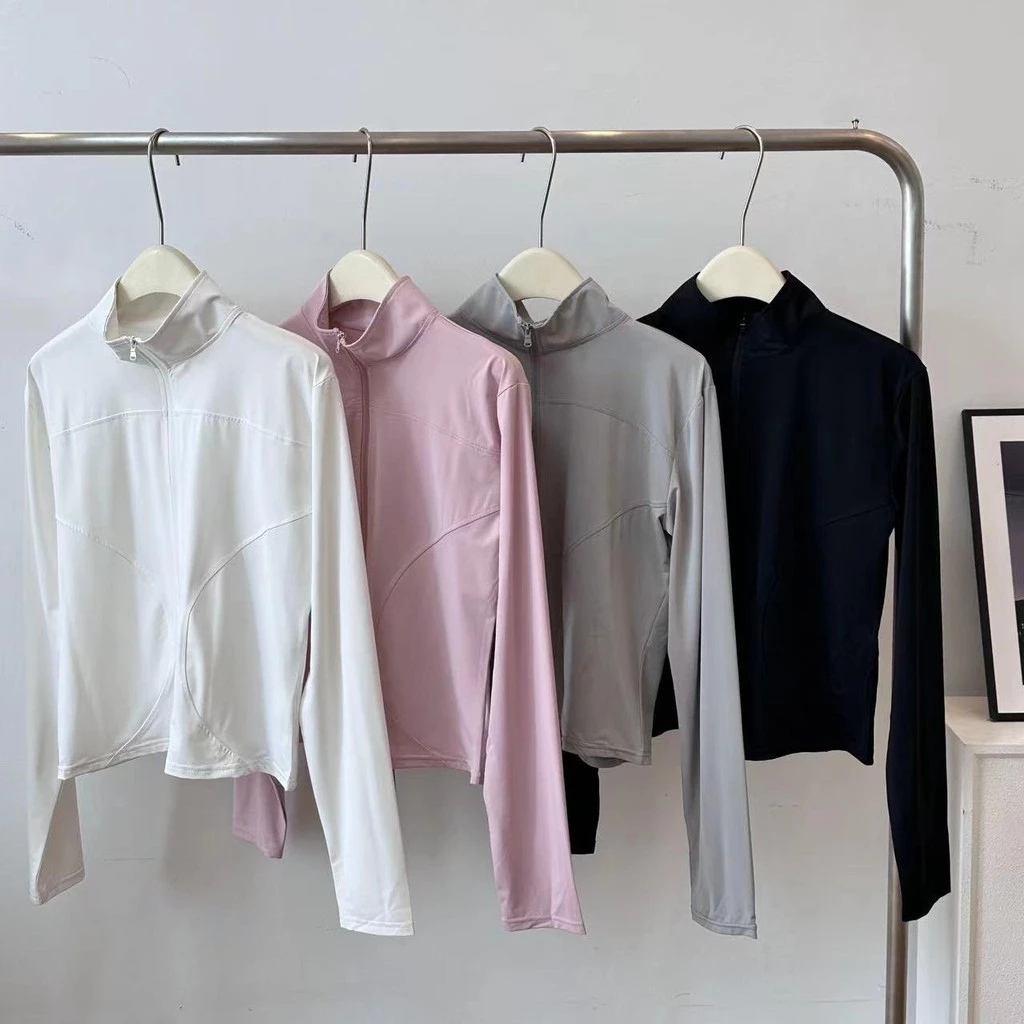 UM  M-3XLเสื้อกัน uv UPF50+ กระชับหุ่น เสื้อแขนยาวเข้ารูป Sport ผ้าเรยอน กันแดด สำหรับผู้หญิง uv(40-70KG) thumbnail 5