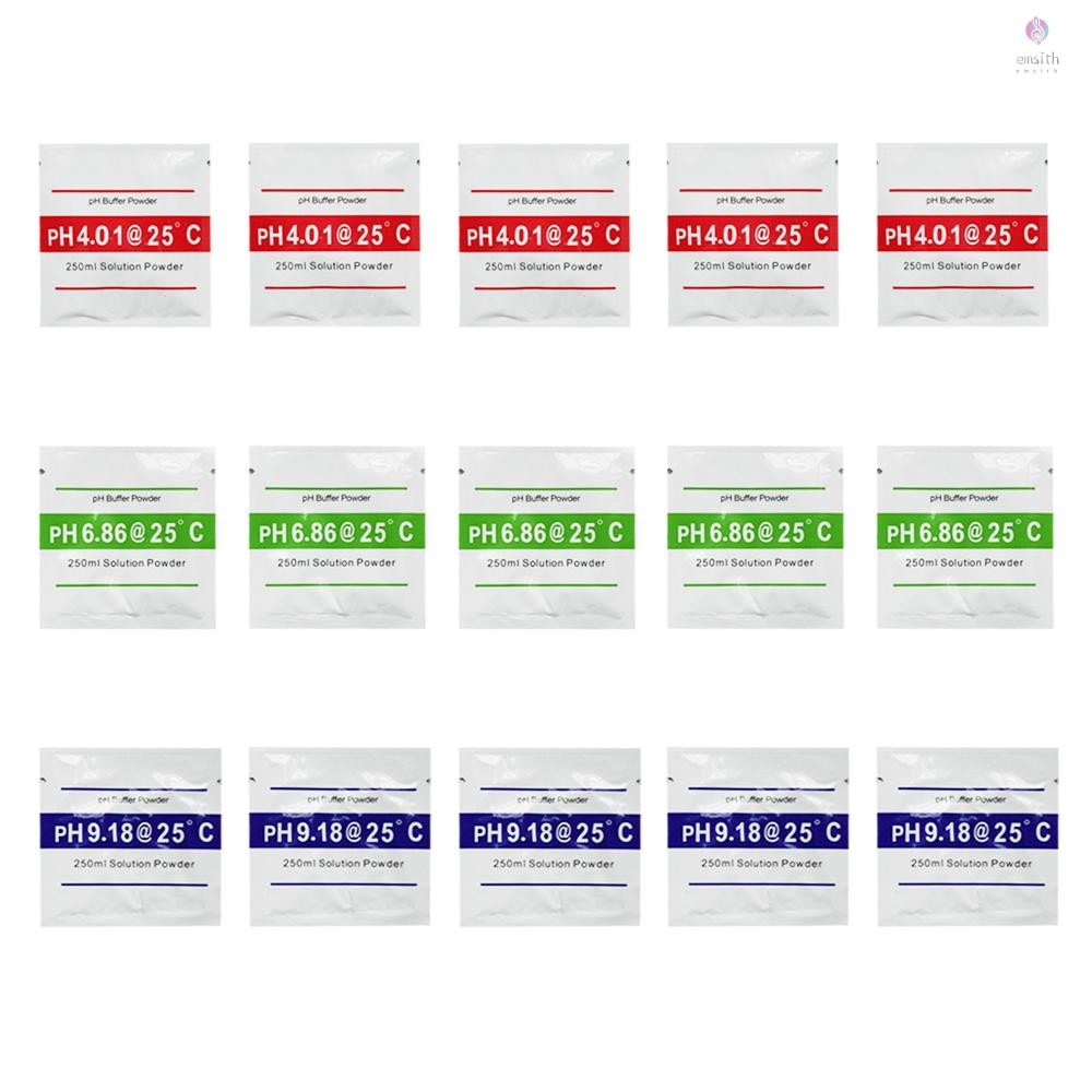 E*M PH Meter Calibration Point 3 Type PH Buffer Powder Set วัด Calibration Solution Powder สําหรับมิ