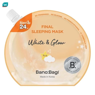 Banobagi บาโนบากิ ไฟนอล สลีปปิ้ง มาสก์ ไวท์ แอนด์ โกลว์ 24 มล.
