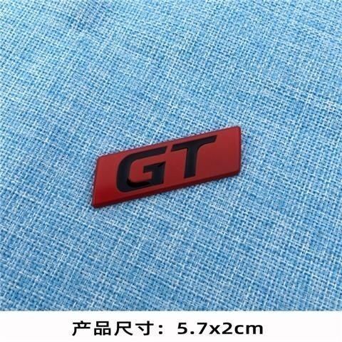 全新汽车个立体GT车贴 金属车标 后尾标车身贴gt侧标创意贴A brand new 3D GT car sticker metal car20250727