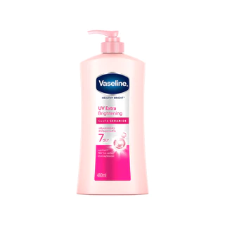 Vaseline วาสลีน เฮลธี้ ไบรท์ ยูวี เอ็กซ์ตร้า ไบรท์เทนนิ่ง กลูต้า เซราไมด์ 480 มล.