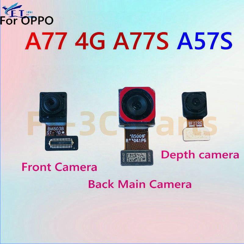 กล้องหลัง/กล้องหน้า โมดูล Flex เปลี่ยน สําหรับ OPPO A77 4G/A77s/A57s