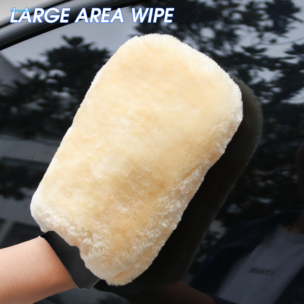 FgDijon ถุงมือทําความสะอาดรถยนต์ Lint-free ถุงมือทําความสะอาดรถยนต์ Premium Car Wash Mitt สําหรับทํา