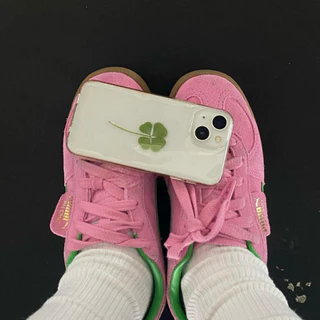 โปร่งใส จัดส่งจากประเทศไทย สามเหลี่ยมสี่ใบโชค for iPhone เคสไอโฟน 11 12 13 14 15 16 PLUS PRO MAX X XS MAX XR 7/8PLUS แอป