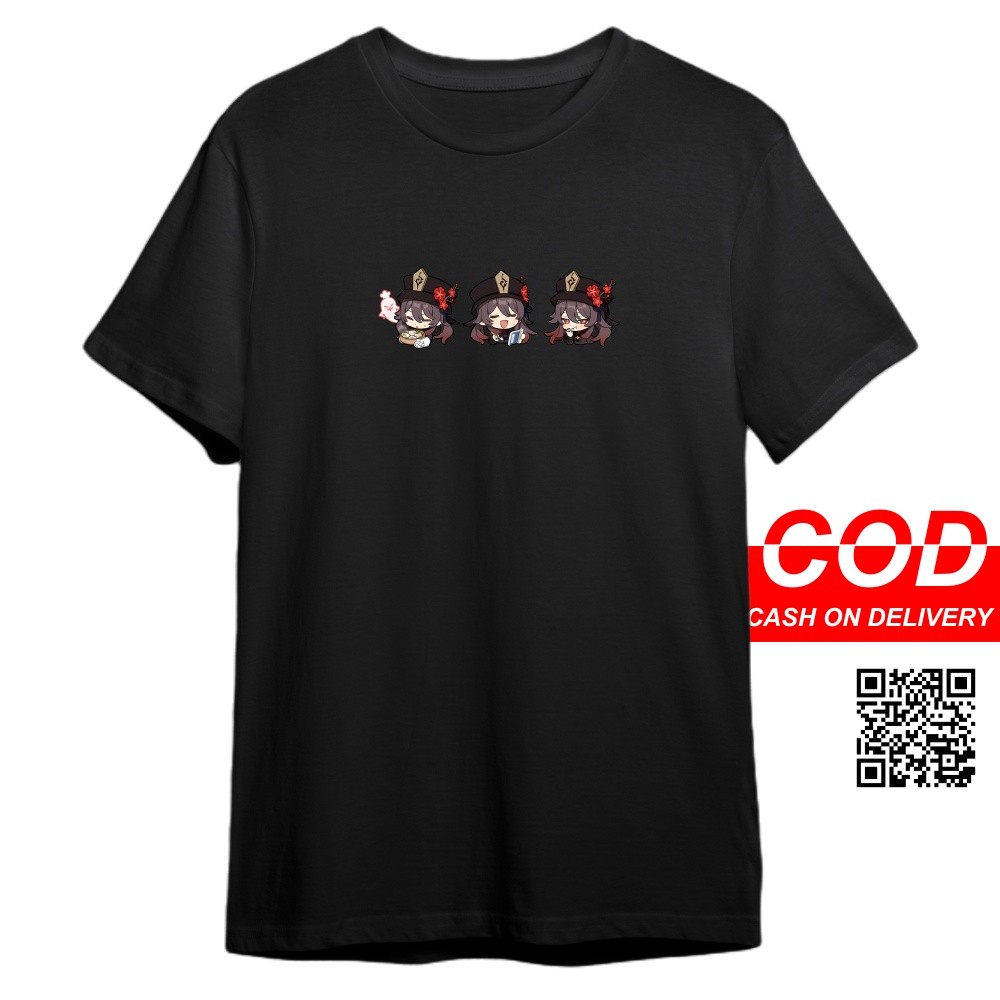 WHITE QUEEN - HU TAO GENSHIN IMPACT STICKER EDITION เสื้อยืด - GENSHIN IMPACT HU TAO LIYUE