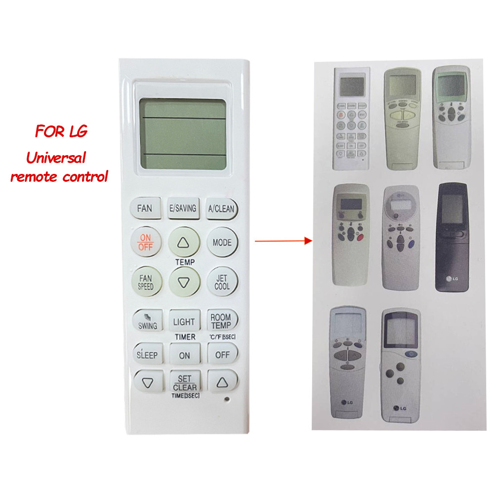 UsedUniversal Remote Air Conditioner ใช้สําหรับรีโมทคอนโทรล LG ทํางานร่วมกับทุกรุ่นใช้สําหรับ LG -23