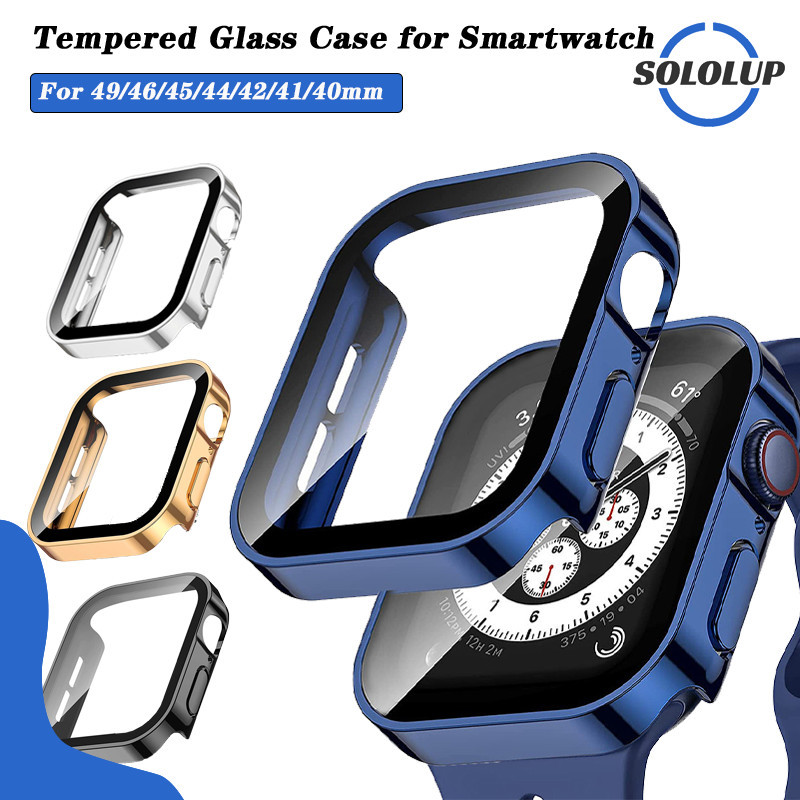 เคส ฝากป้องกันแข็ง for iWatch Apple Watch Ultra/SE 3 2 Series 11 10 9 8 7 6 40/41/44/45/46/49มม