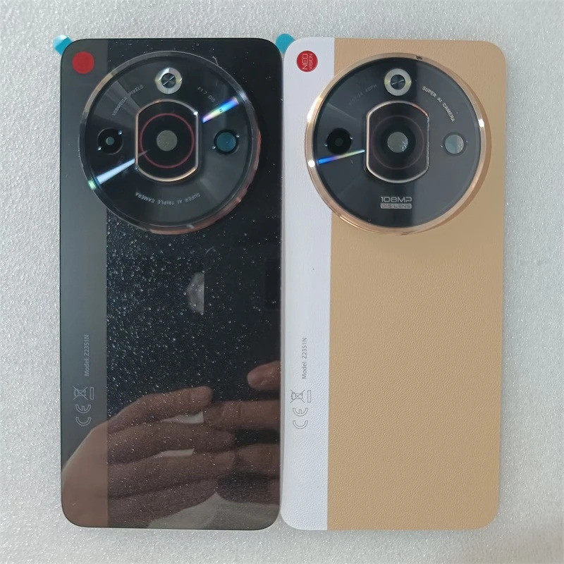 สําหรับ ZTE nubia Focus Pro 5G Z2351N แบตเตอรี่ฝาหลังแผงด้านหลังประตูพร้อมเลนส์กล้อง-*-*