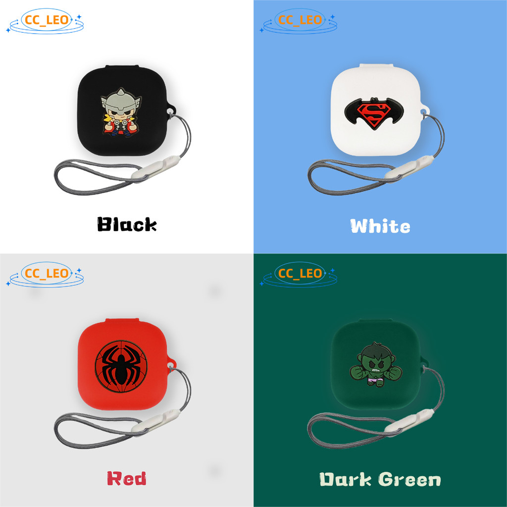 For QCY AilyBuds E20 Case QCY AilyBuds E20 Creative Cartoon Silicone Integrated Soft Case Suitable f