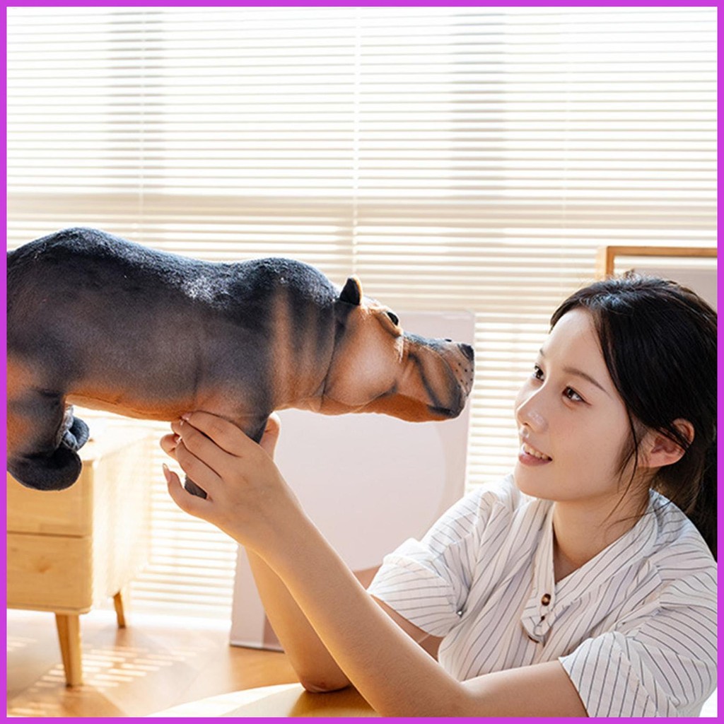 ตุ๊กตา Hippo น่ารัก Plushies สําหรับเด็กห้องนอน Pygmy Hippo ตุ๊กตาสัตว์ Soft Hippo ตุ๊กตาของเล่น Plu