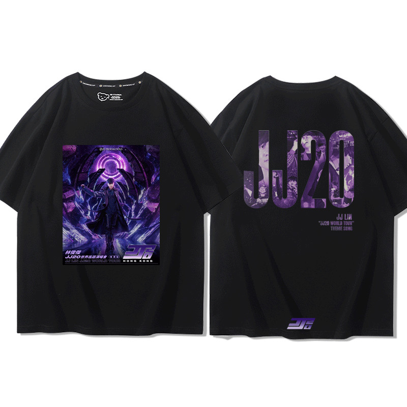 SMG林杰同款短款短款 tee女JJ20 slippers Puffer clothing SMG JJ Lins เสื้อยืดแขนสั้นสําหรับผู้หญิง JJ Lin202508