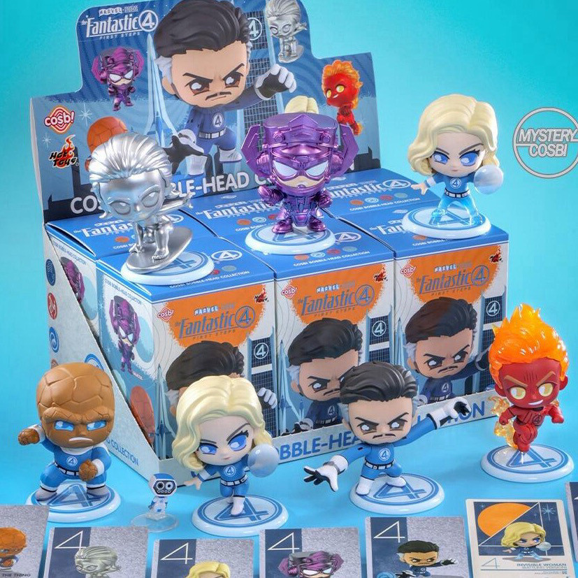 【พร้อมส่ง】fantastic four marvel legends fantastic 4 figure Hot Toys COSBI Mini Doll Mystery Box