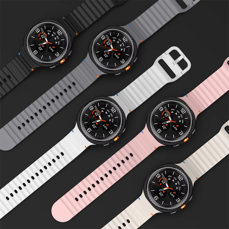 สายซิลิโคนกีฬา for Samsung Galaxy Watch 9 8 40mm 44mm 9 8 รูปที่ 2