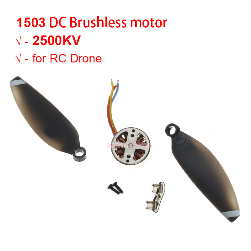 2500KV Mini 18 มม.3 เฟสมอเตอร์ไร้แปรง 1503 2S-3S ความเร็วสูง A/B ใบพัดมอเตอร์สําหรับ RC Drone FPV Quadcopter UAV เครื่องบิน