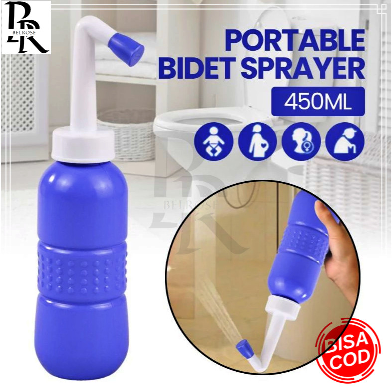 LUXSCENT Bidet Sprayer แบบพกพาล้างห้องน้ํา Bidet Sprayer สีฟ้า