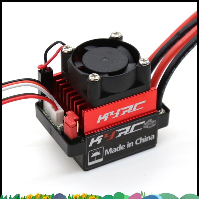 Super 1060 60A กันน้ําแปรง ESC Speed Controller เดินเบรคและย้อนกลับเบรค 6V/3A BEC สําหรับ 1/10 RC รถ