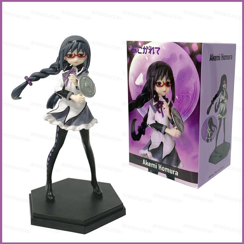 SQ4 Puella Magi Madoka Magica Action Figure Akemi Homura ตุ๊กตาของเล่นสําหรับเด็กเครื่องประดับคอลเลก