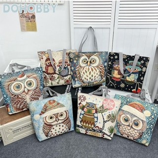 กระเป๋าสะพายข้างผ้าใบสำหรับผู้หญิง ขนาดใหญ่ พิมพ์ลายการ์ตูนน…