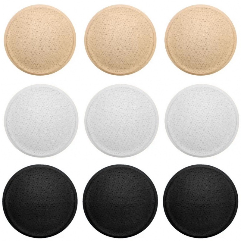 แผ่นบราชั้นใน ทรงกลม ระบายอากาศ น้ําหนักเบา นุ่ม คัพ A คัพ B และคัพ C 3 คู่ (6 ชิ้น)