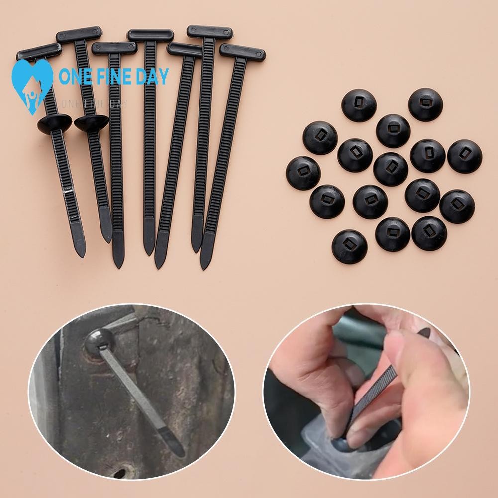 ไนลอน Universal Cable Tie Buckle-heavy Duty Zip Ties Holder พร้อมปุ่มพิน E7q9