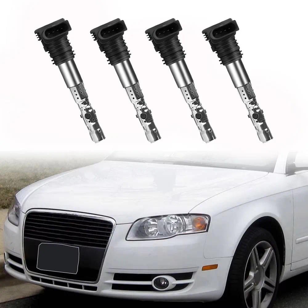 UF411 สําหรับ Audi A3 A4 A6 TT VW Golf Passat Beetle Jetta Polo Bora คอยล์จุดระเบิด 06B905115อาร์ 06