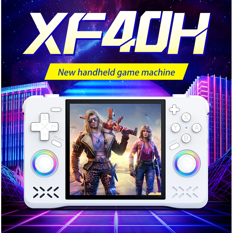 อุปกรณ์มือถือ XF40H ใหม่จอใหญ่ 4 นิ้วและ WIFI ในตัวสามารถเล่น PSP แบบพกพา GBA เปิดแหล่งอุปกรณ์มือถือ