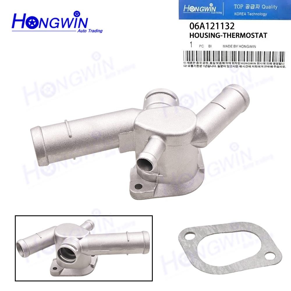 หม้อน้ําหน้าแปลนท่อน้ําหล่อเย็น 06A121132 พร้อมปะเก็นสําหรับที่นั่ง Cordoba 6K 6L Ibiza 6J 6P Leon 1
