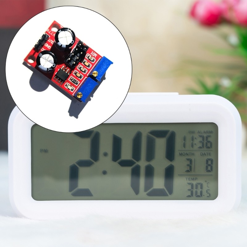 RUN Variable ความถี่ Duty Cycle ปรับสัญญาณเครื่องกําเนิดไฟฟ้า Circuit Board NE555