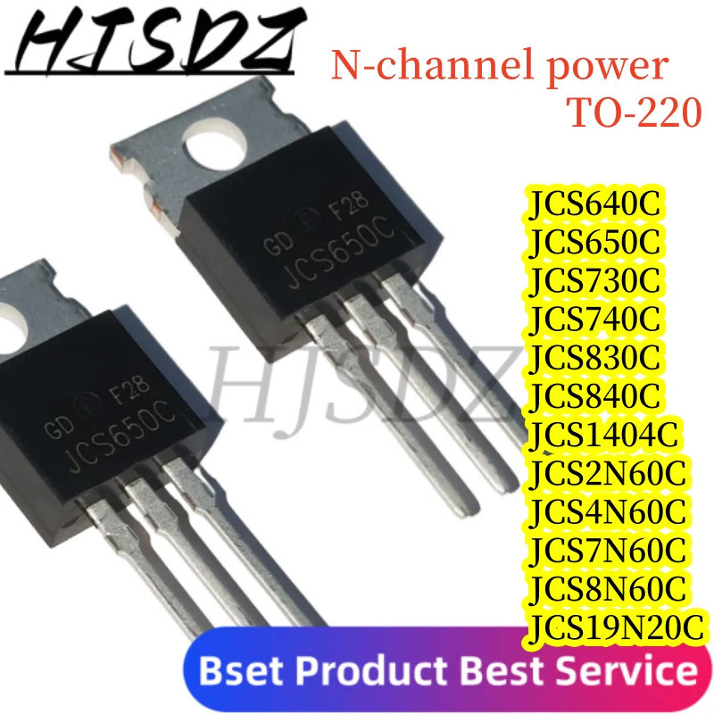 1-5PCS JCS640C JCS650C JCS730C JCS740C JCS830C JCS840C JCS1404C JCS2N60C JCS4N60C JCS7N60C JCS7N60C 