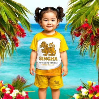 ชุดกีฬาเด็กลายช้าง B.Chang เท่สดใส ใส่สบาย