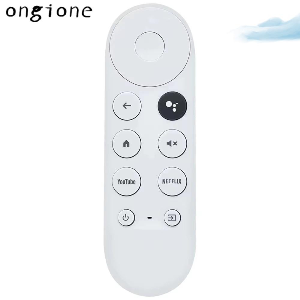 ONGIONE สําหรับ Google Chromecast Remote, 4K ใช้งานร่วมกับ Snow Color Replacement Voice Remote Contr