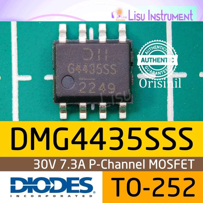 DMG4435SS 30V 7.3A P-Channel MOSFET G4435SS SO-8 ไดโอดเดิม