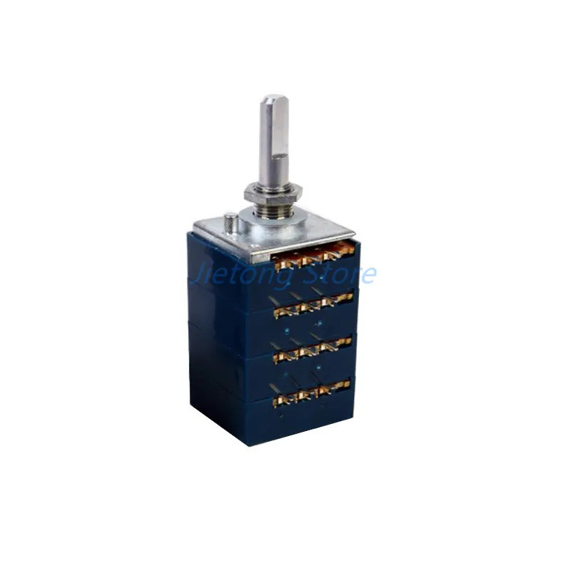 1PC ALPS RK27 4 ช่อง 4 หน่วยปริมาณ Potentiometer Attenuator LOG 10KA 20KA 50KA 100KAx4 RK27 ประเภท H