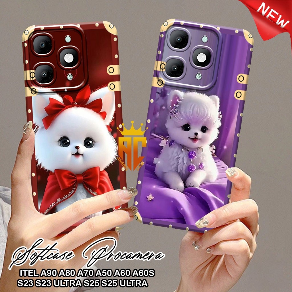 CASE ITEL A90 A80 A70 A50 A60 A60S S23 S23 ULTRA S25 S25 ULTRA . Cute Cat Frame Fashion Case - Cool 