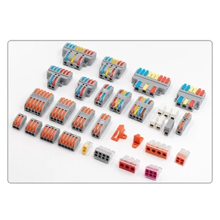 (1ชิ้น) PCT ขั้วต่อสายไฟ ตัวต่อสายไฟ Quick Wire Connector 32A 250VAC Terminal Connector Wire ข้อต่อสายไฟ Cable Joint ...