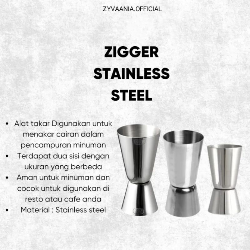 JJ Jigger ถ้วยตวงสแตนเลส ถ้วยตวงค็อกเทล