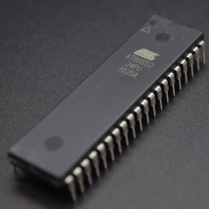 ATMEL AT89S52-24PU AT89S52 DIP-40 AT89C51 40 พิน 40 พิน