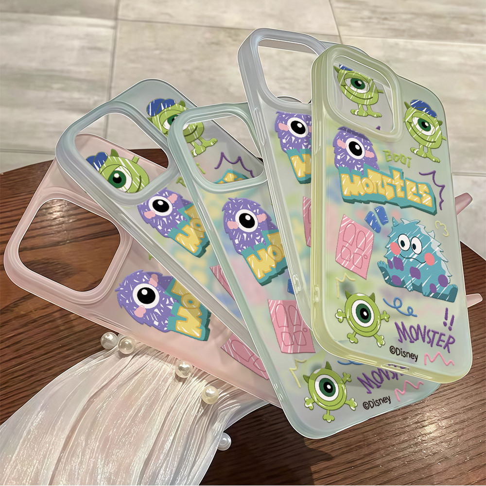 จัดส่งในพื้นที่ เคสมีน้ำค้างแข็งTPU รู้สึกดี มีสีสัน For IPhone16 15 14 13 11 7 8 plus Pro Promax X XR XSMAX DKMS034