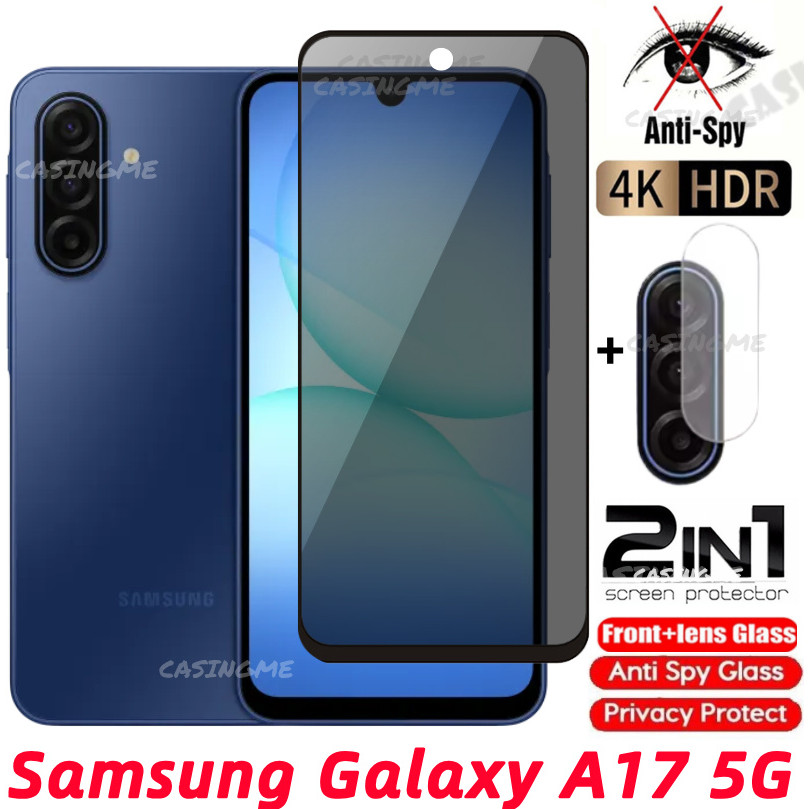 Samsung A17 5Gกระจกนิรภัยส่วนตัวAnti-Spyคลุมทั้งหมดป้องกันหน้าจอAnti Peekความเป็นส่วนตัวฟิล์มสําหรับ