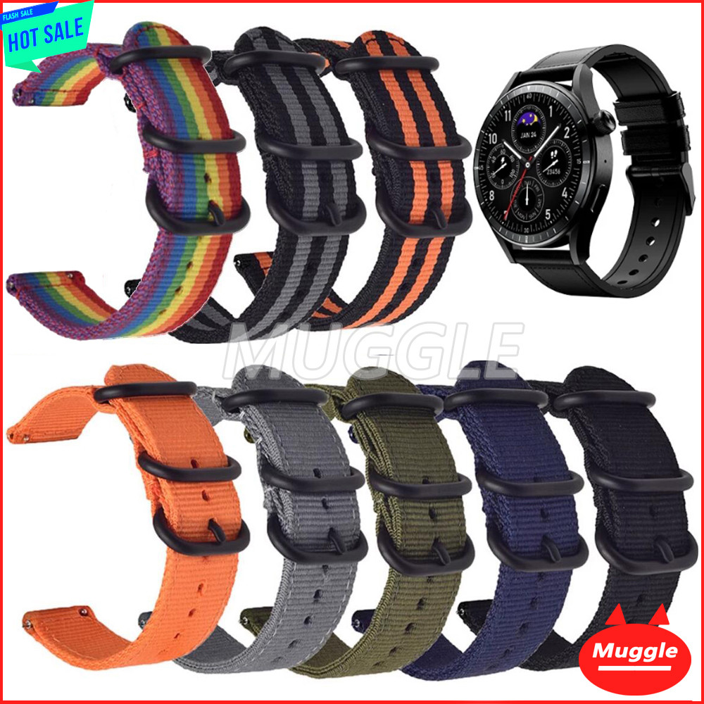 สาย Infinix XWatch H4 Infinix XWatch N4 Pro Canvas สายผ้าทอไนลอน Infinix smartwatch เปลี่ยนสายรัดข้อ