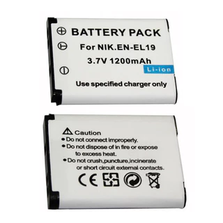 เหมาะสําหรับแบตเตอรี่กล้อง Nikon EN-EL19 S3200 S2900 S7000 S3700 S32 S2800 S3600 S5300 S6800 A100 (CKLJTONG OEM แบตเตอรี่)