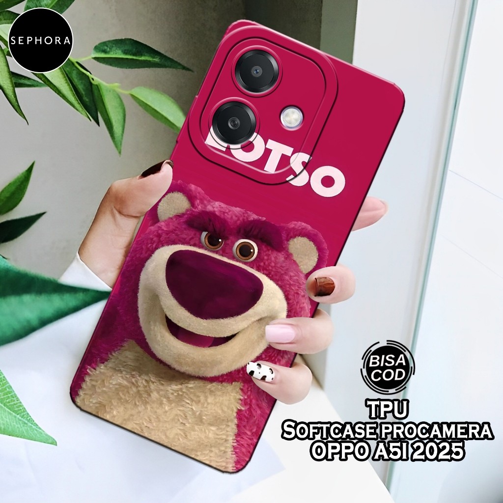เคส HP ล่าสุด OPPO A5i 2025 - เคสแฟชั่นLotso - OPPO A5i 2025 Softcase - เคสกล้อง Pro - เคส OPPO A5i 
