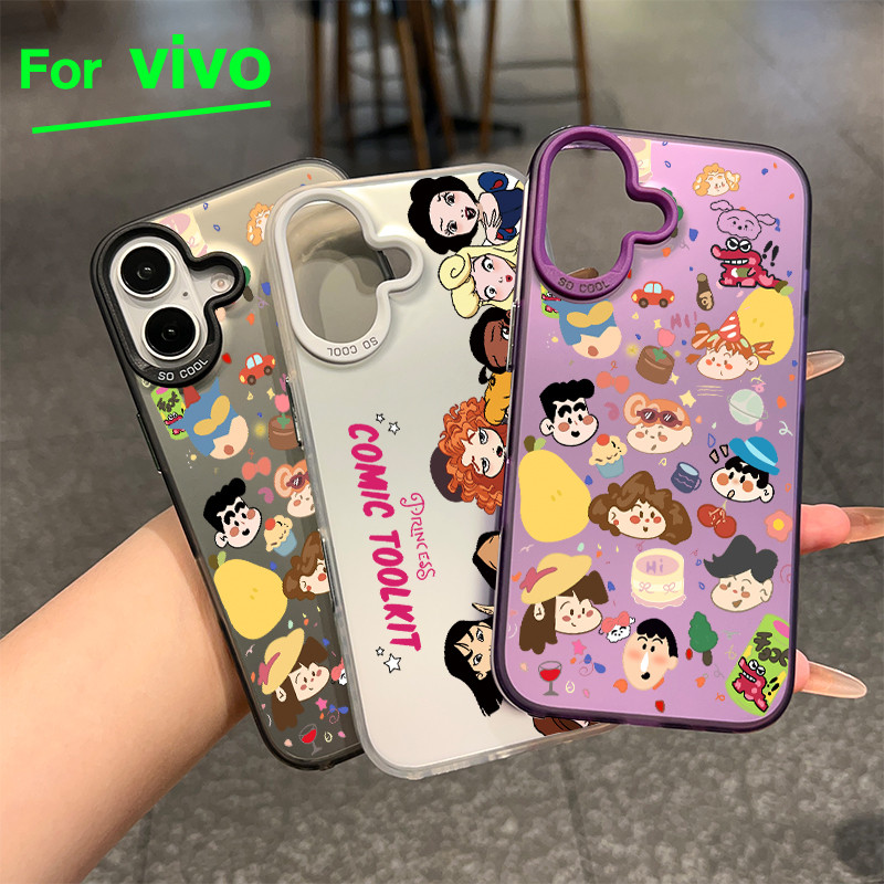 สำหรับ Vivo เคส Y200 Y20 Y20s Y12s Y12A ติดกระดาษน้ำตกการ์ตูน Y17 Y12 Y15 Y11 Y12i Y15A โทรศัพท์วิโว่ V40 V40PRO Y18 ราคา ถูกที่สุด ดีลบีเคเค แกลเลอรีภาพที่ 3