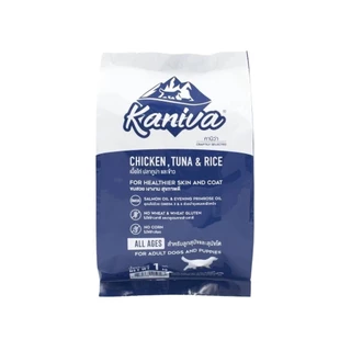 Kaniva อาหารเม็ดสุนัขคานิว่า อาหารสุนัข อาหารเม็ดเกรดพรีเมี่ยม สำหรับสุนัขทุกช่วงวัย ถุงแบ่งจากกระสอบ ขนาด 1 kg