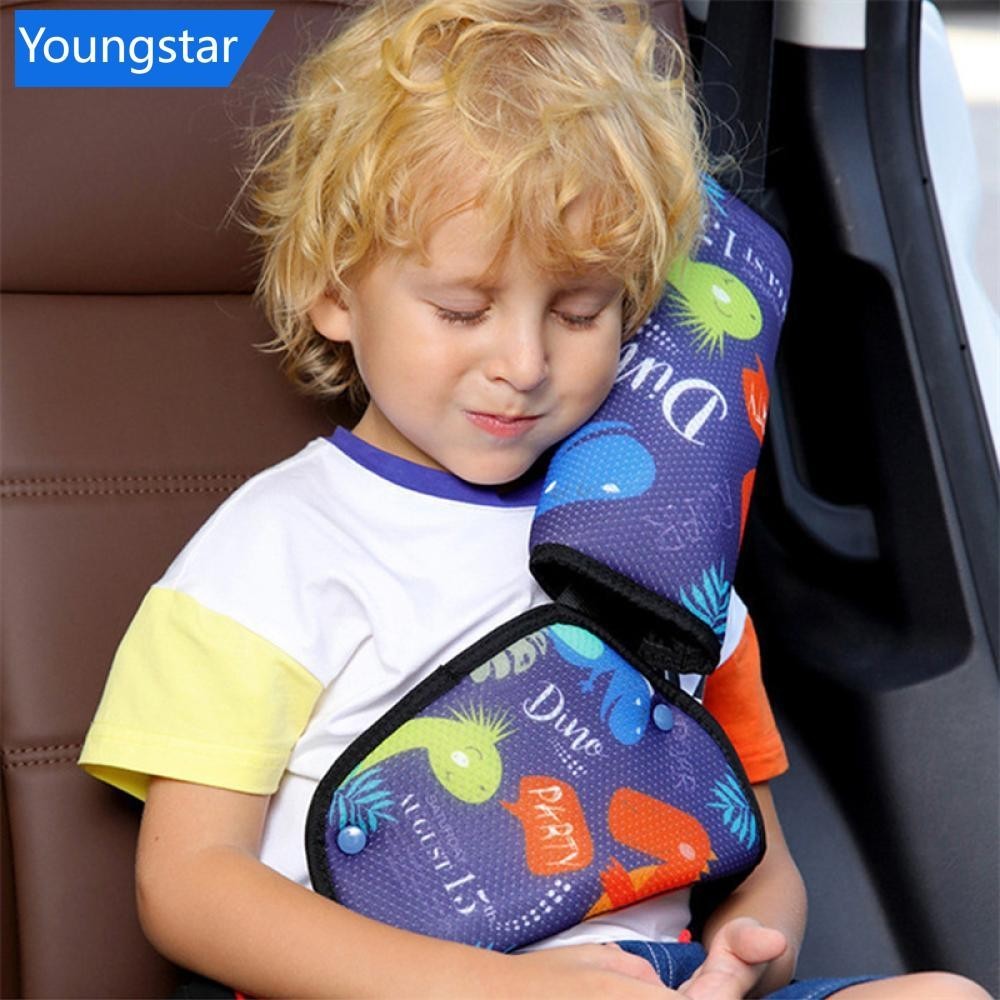 [ForeverYoung] เข็มขัดนิรภัยรถยนต์ Retainer Adjustation Anti-Neck Belt เด็กไหล่ Positioner แผ่นรองไหล่สําหรับเด็ก A6T3