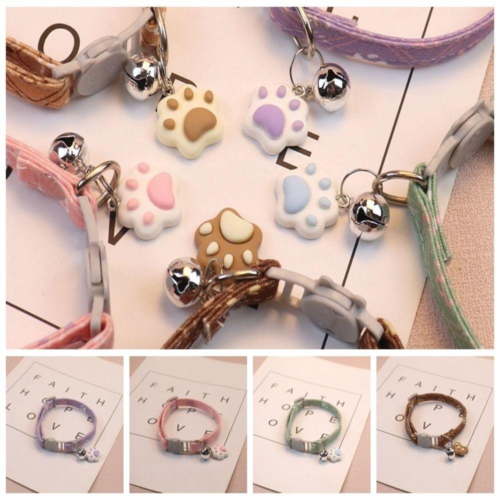 อดัมซูโอะ ปลอกคอแมว,ปรับประณีตแฟชั่นสายคล้องคอ,อุปกรณ์เสริมสัตว์เลี้ยงนุ่มสบายทนทานแมวจี้สร้อยคอลูกสุนัข - รูปที่ 2