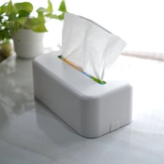 Omocha | (Long) Minimal Tissue Box กล่องทิชชู่ครัวแบบยาว ติดผนังได้ สำหรับทิชชู่แผ่นใหญ่