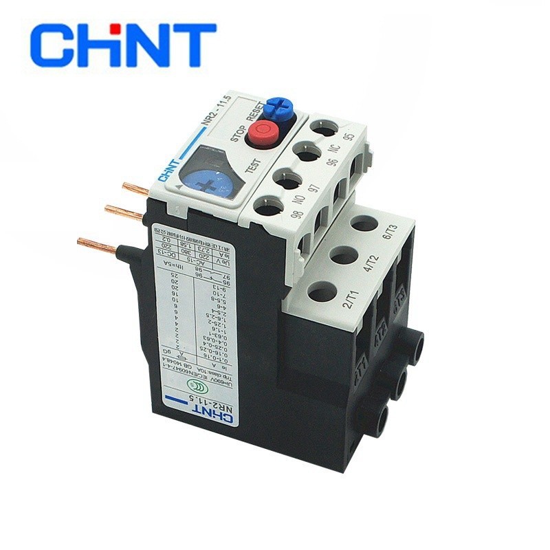 ☆CHINT Thermal Overload Relay Protector Current Relay NR2-11.5/Z 1-1.6A 1.6-2.5A 2.5-4A 4-6A 5.5-8A