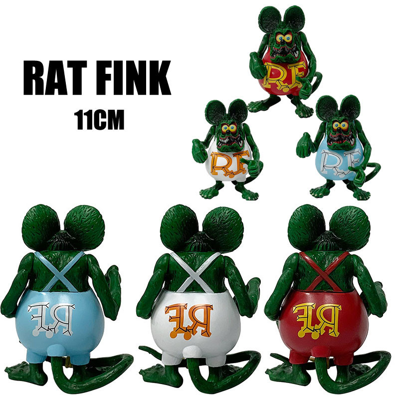 Action Figure Rat Fink Model Big "Daddy" Ed Roth Collectible Model