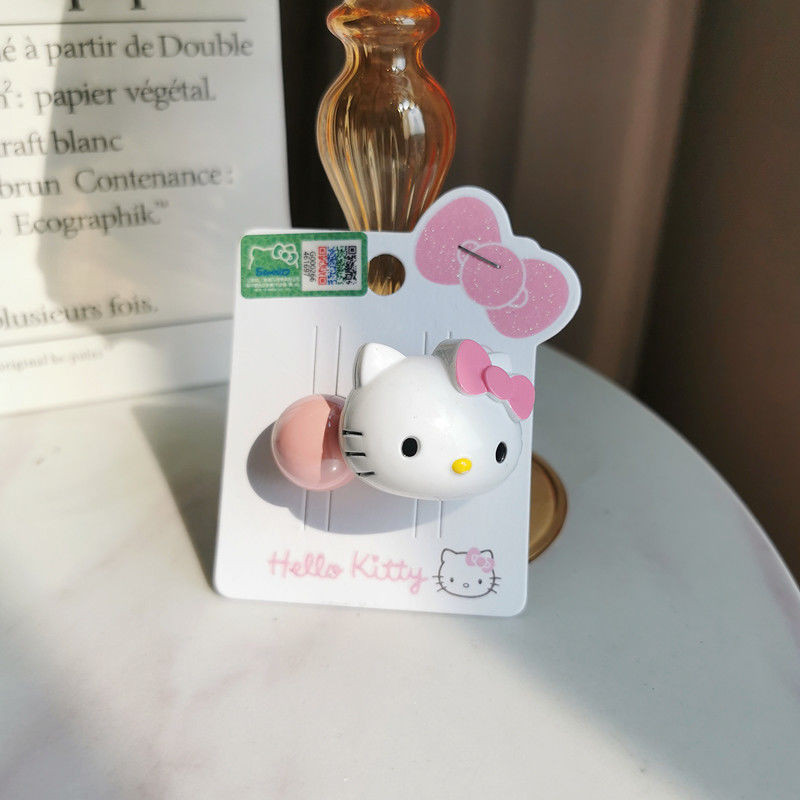 น่ารัก Sanrio Hello Kitty ยางรัดผมยืดหยุ่นสูงยางรัดผมสองหัวตุ๊กตาเชือกรัดผมผู้ใหญ่สำหรับผู้หญิงและเด็ก